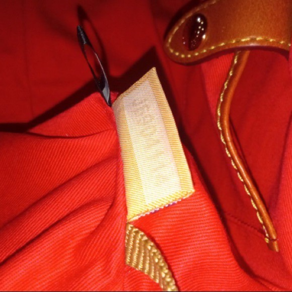 DOONEY & BOURKE GRAY FLORENTINE LEATHER SATCHEL DOMED HANDBAG & MONOGRAM WALLET - Picture 8 of 10